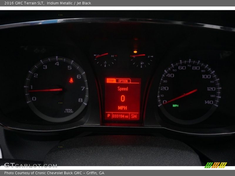 Iridium Metallic / Jet Black 2016 GMC Terrain SLT