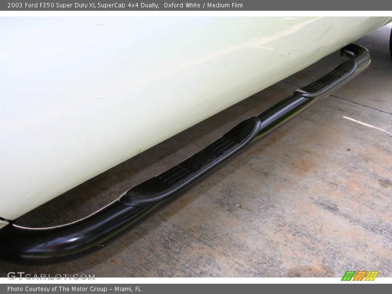Oxford White / Medium Flint 2003 Ford F350 Super Duty XL SuperCab 4x4 Dually