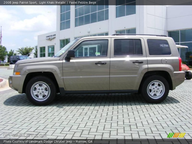 Light Khaki Metallic / Pastel Pebble Beige 2008 Jeep Patriot Sport