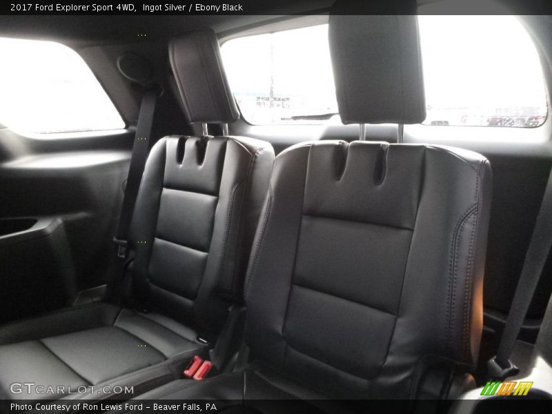 Ingot Silver / Ebony Black 2017 Ford Explorer Sport 4WD