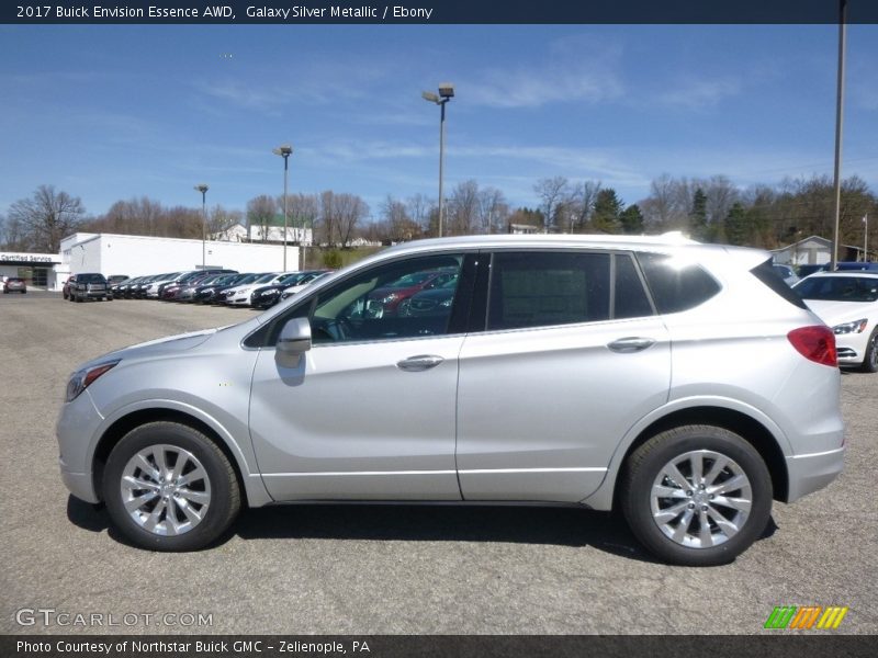 Galaxy Silver Metallic / Ebony 2017 Buick Envision Essence AWD