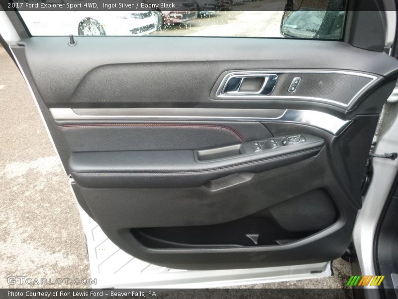 Ingot Silver / Ebony Black 2017 Ford Explorer Sport 4WD