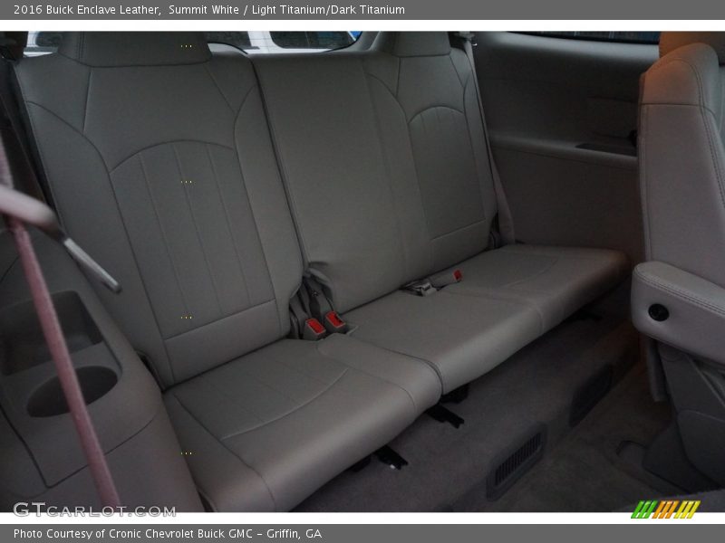Summit White / Light Titanium/Dark Titanium 2016 Buick Enclave Leather