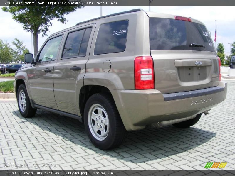 Light Khaki Metallic / Pastel Pebble Beige 2008 Jeep Patriot Sport