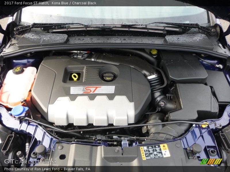 Kona Blue / Charcoal Black 2017 Ford Focus ST Hatch
