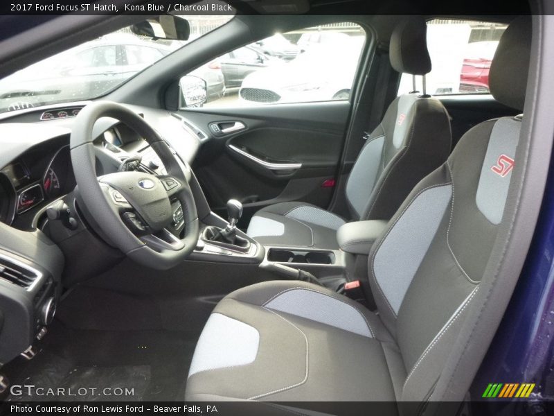 Kona Blue / Charcoal Black 2017 Ford Focus ST Hatch