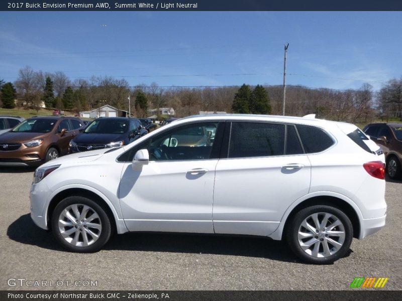 Summit White / Light Neutral 2017 Buick Envision Premium AWD
