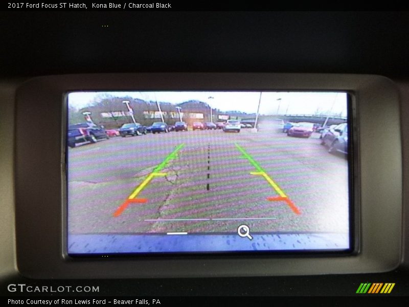 Kona Blue / Charcoal Black 2017 Ford Focus ST Hatch