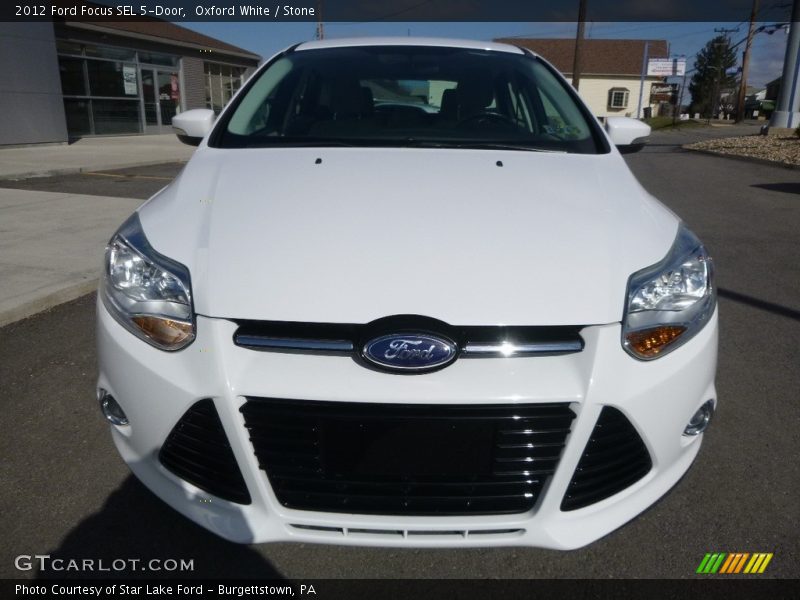 Oxford White / Stone 2012 Ford Focus SEL 5-Door