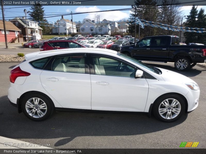 Oxford White / Stone 2012 Ford Focus SEL 5-Door