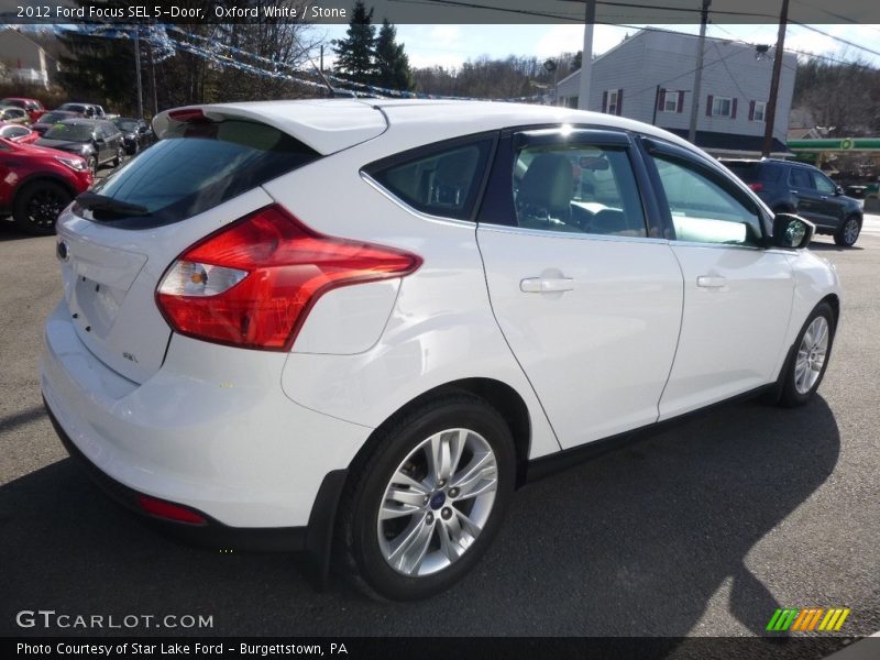 Oxford White / Stone 2012 Ford Focus SEL 5-Door