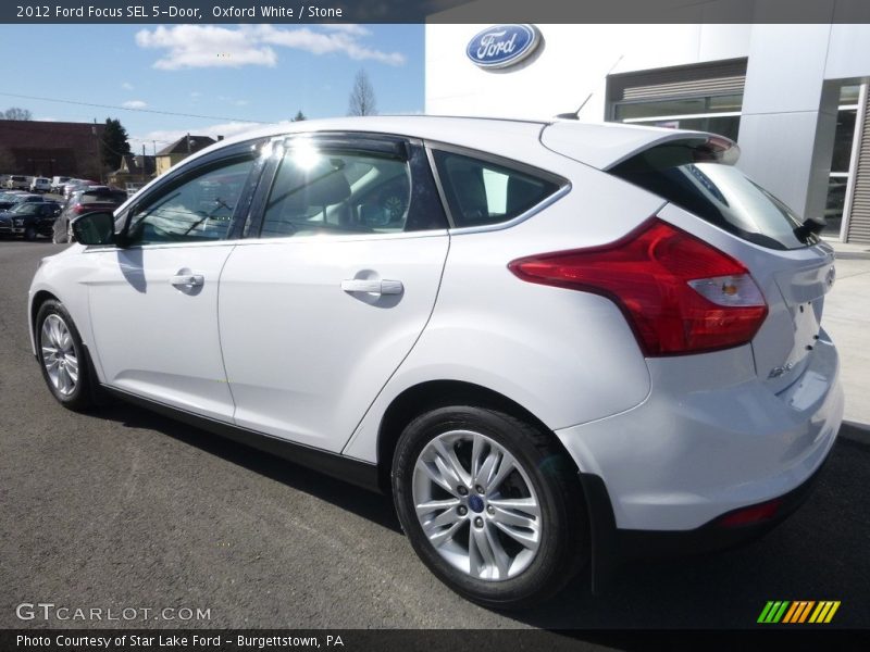 Oxford White / Stone 2012 Ford Focus SEL 5-Door