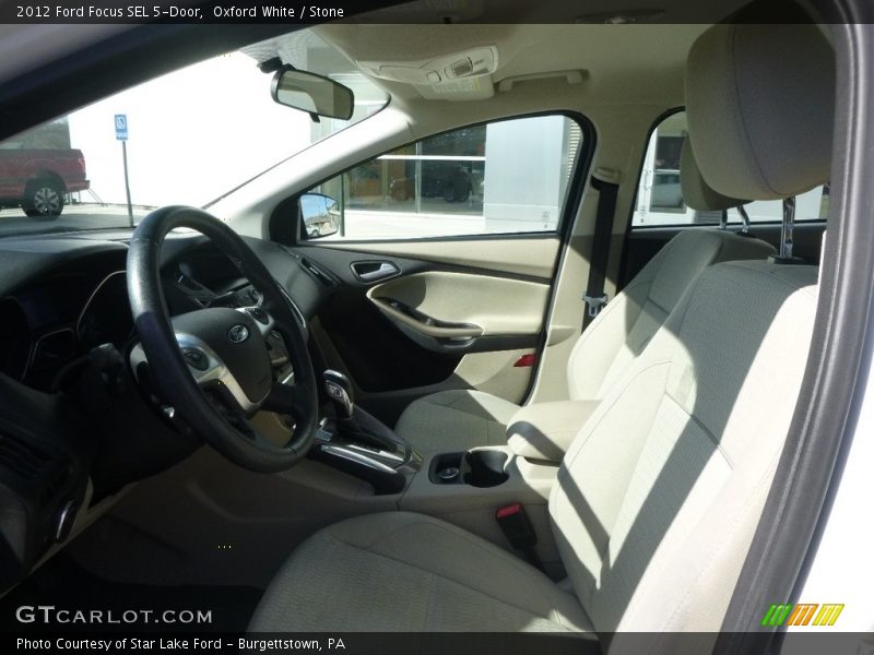 Oxford White / Stone 2012 Ford Focus SEL 5-Door