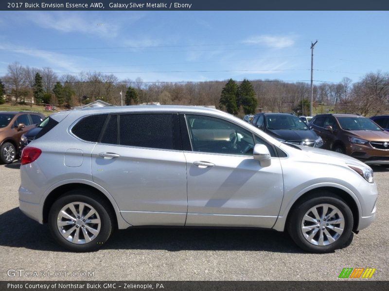 Galaxy Silver Metallic / Ebony 2017 Buick Envision Essence AWD