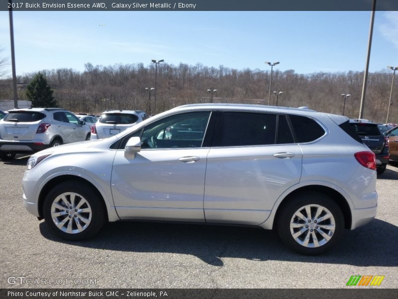 Galaxy Silver Metallic / Ebony 2017 Buick Envision Essence AWD