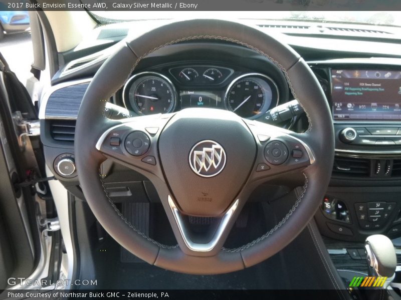 Galaxy Silver Metallic / Ebony 2017 Buick Envision Essence AWD