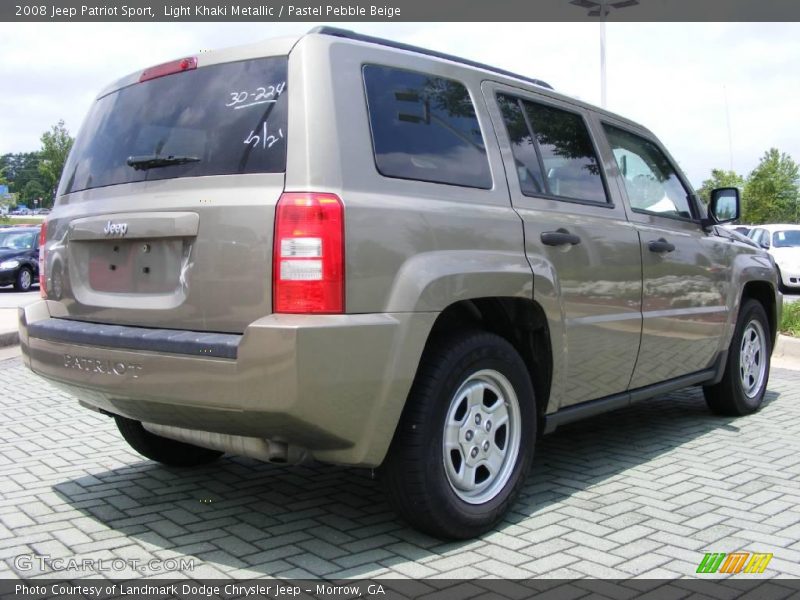 Light Khaki Metallic / Pastel Pebble Beige 2008 Jeep Patriot Sport