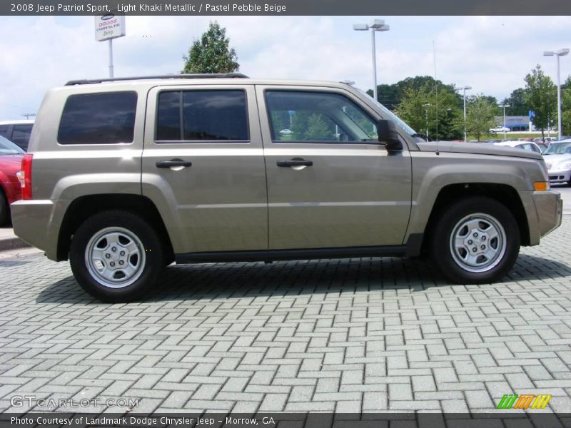 Light Khaki Metallic / Pastel Pebble Beige 2008 Jeep Patriot Sport