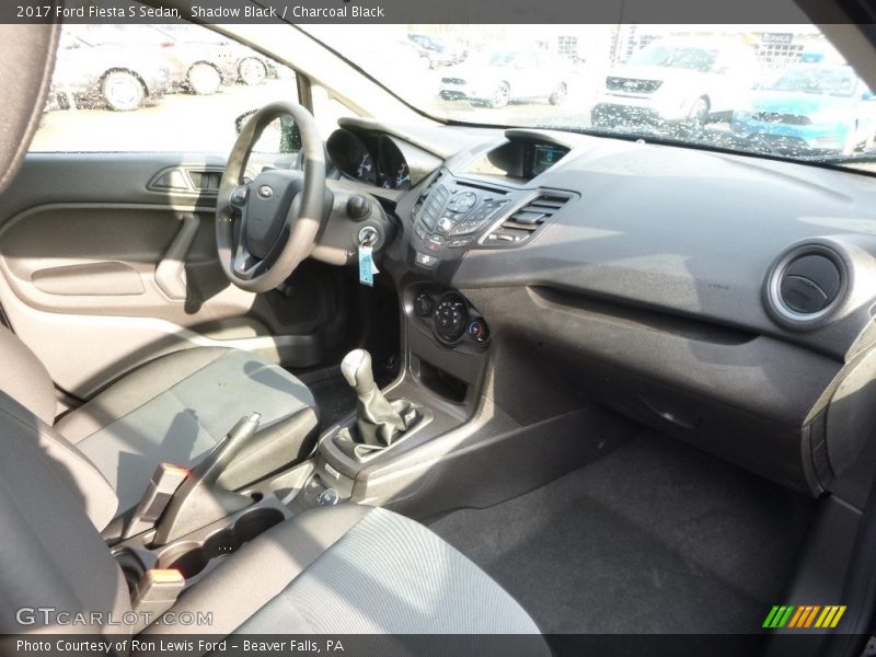 Shadow Black / Charcoal Black 2017 Ford Fiesta S Sedan