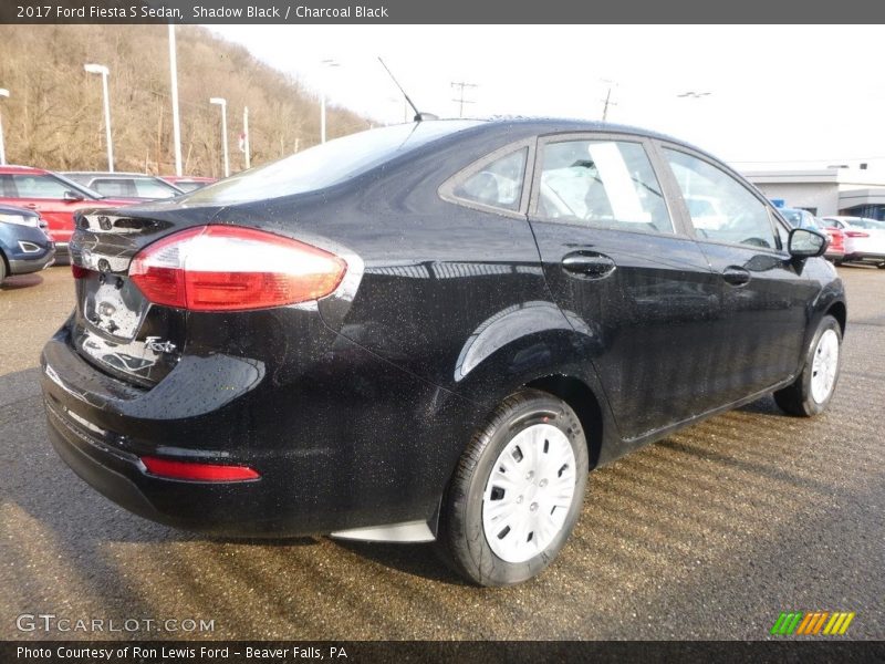 Shadow Black / Charcoal Black 2017 Ford Fiesta S Sedan