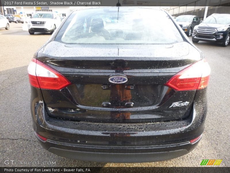 Shadow Black / Charcoal Black 2017 Ford Fiesta S Sedan