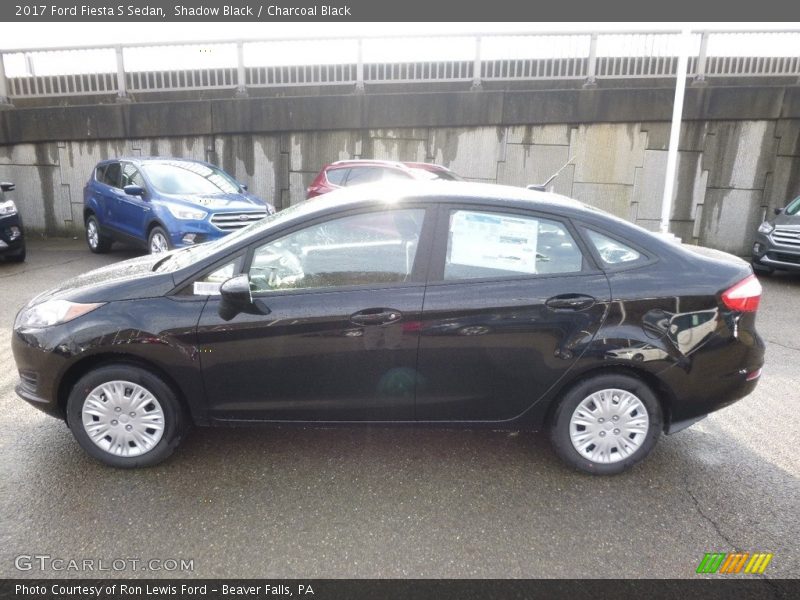Shadow Black / Charcoal Black 2017 Ford Fiesta S Sedan
