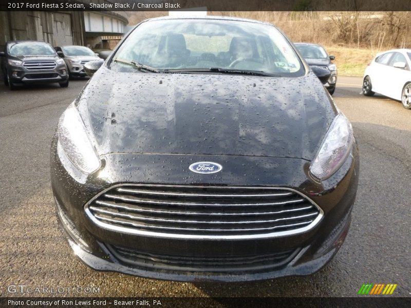 Shadow Black / Charcoal Black 2017 Ford Fiesta S Sedan