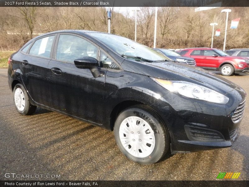 Shadow Black / Charcoal Black 2017 Ford Fiesta S Sedan
