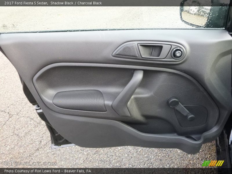 Shadow Black / Charcoal Black 2017 Ford Fiesta S Sedan