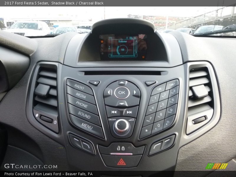 Shadow Black / Charcoal Black 2017 Ford Fiesta S Sedan