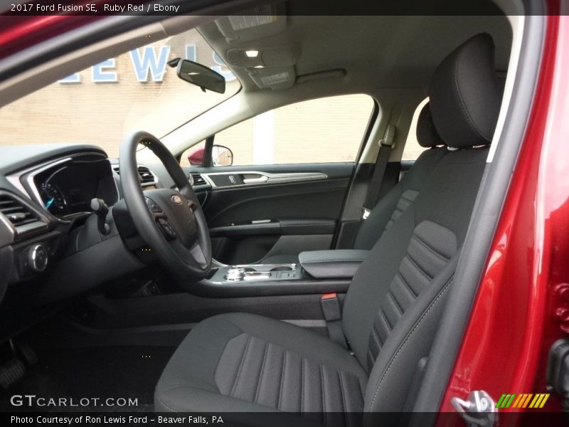 Ruby Red / Ebony 2017 Ford Fusion SE