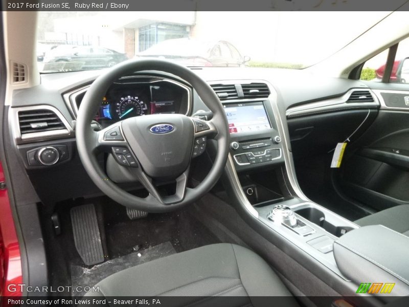 Ruby Red / Ebony 2017 Ford Fusion SE