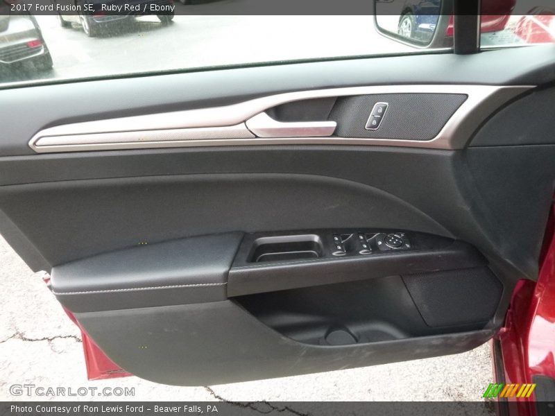 Ruby Red / Ebony 2017 Ford Fusion SE