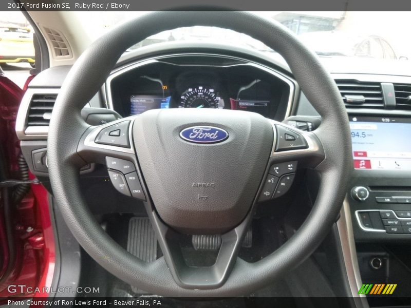 Ruby Red / Ebony 2017 Ford Fusion SE