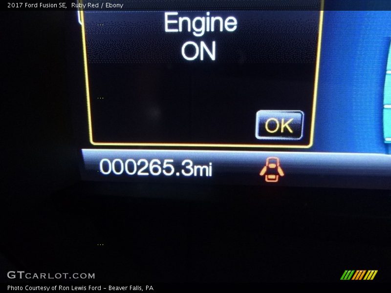Ruby Red / Ebony 2017 Ford Fusion SE