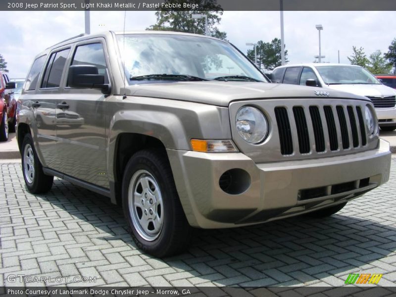 Light Khaki Metallic / Pastel Pebble Beige 2008 Jeep Patriot Sport