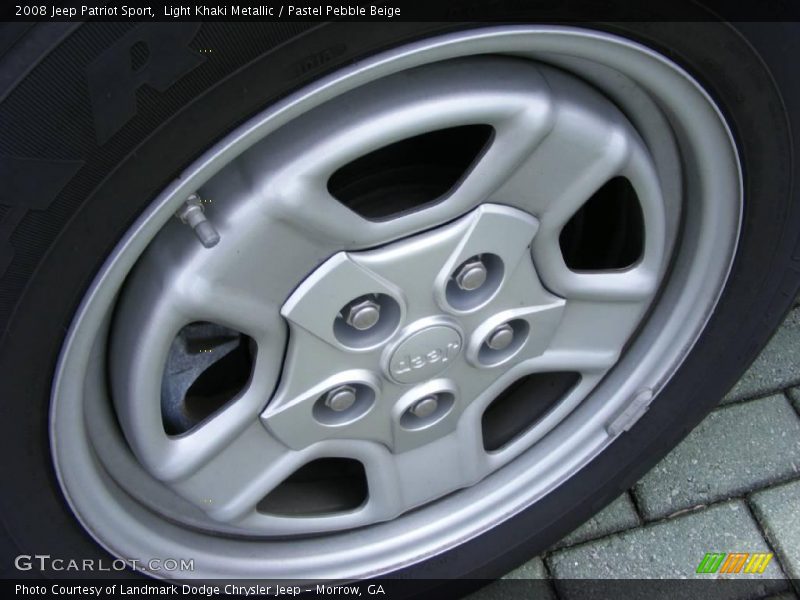Light Khaki Metallic / Pastel Pebble Beige 2008 Jeep Patriot Sport