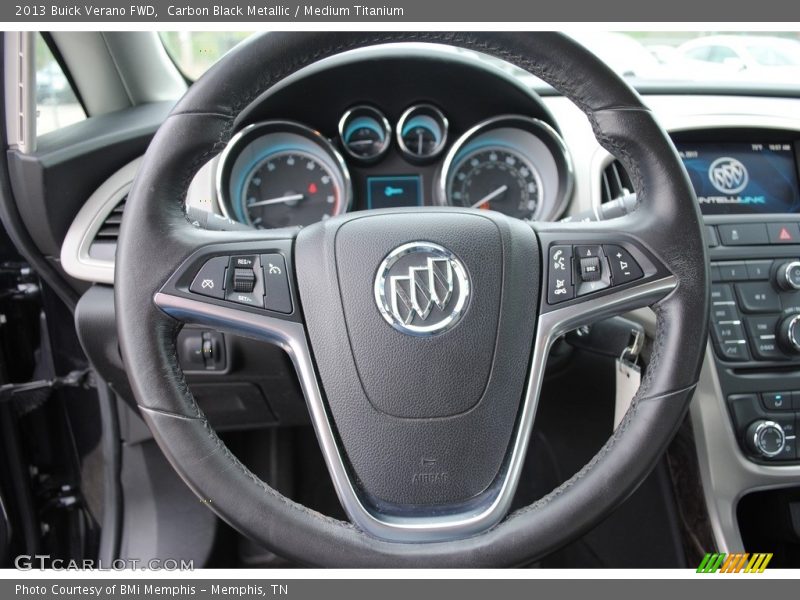 Carbon Black Metallic / Medium Titanium 2013 Buick Verano FWD