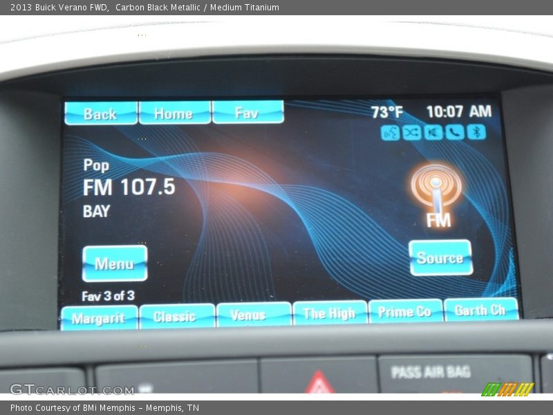 Carbon Black Metallic / Medium Titanium 2013 Buick Verano FWD