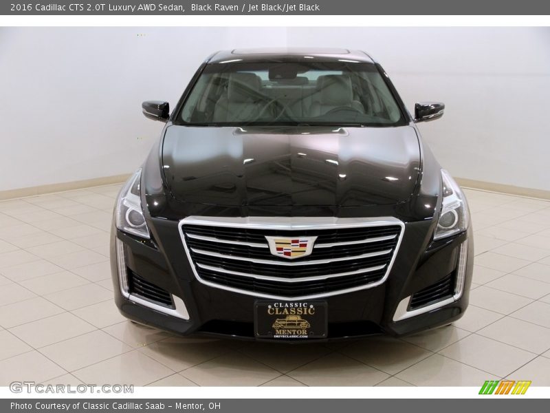 Black Raven / Jet Black/Jet Black 2016 Cadillac CTS 2.0T Luxury AWD Sedan