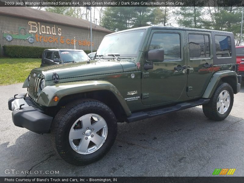 Jeep Green Metallic / Dark Slate Gray/Medium Slate Gray 2009 Jeep Wrangler Unlimited Sahara 4x4