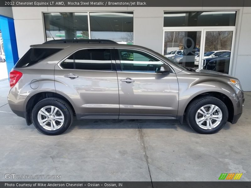 Mocha Steel Metallic / Brownstone/Jet Black 2012 Chevrolet Equinox LT AWD