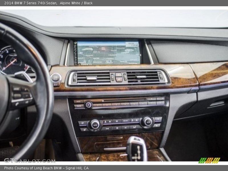 Alpine White / Black 2014 BMW 7 Series 740i Sedan