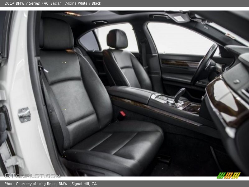 Alpine White / Black 2014 BMW 7 Series 740i Sedan