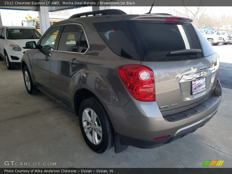 Mocha Steel Metallic / Brownstone/Jet Black 2012 Chevrolet Equinox LT AWD