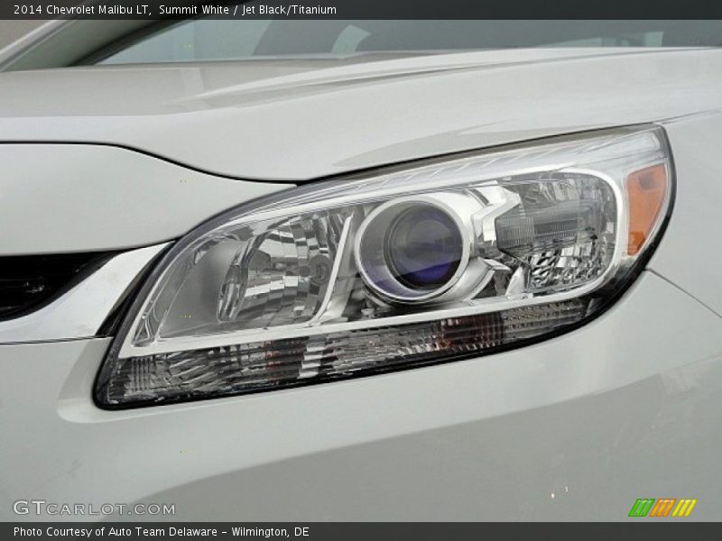 Summit White / Jet Black/Titanium 2014 Chevrolet Malibu LT