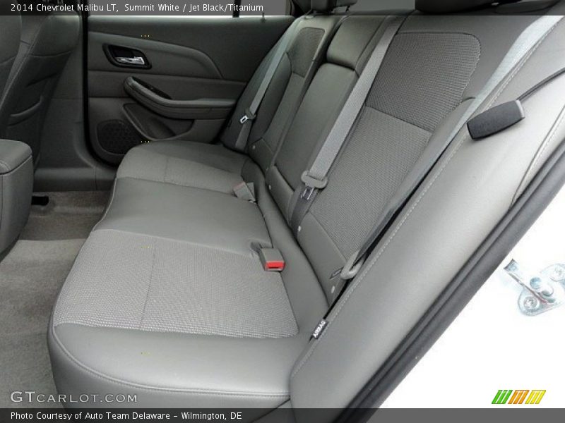 Summit White / Jet Black/Titanium 2014 Chevrolet Malibu LT