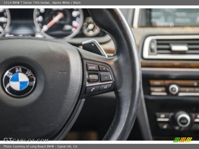 Alpine White / Black 2014 BMW 7 Series 740i Sedan