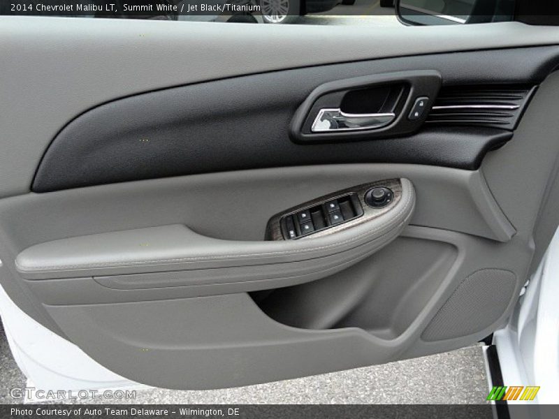 Summit White / Jet Black/Titanium 2014 Chevrolet Malibu LT