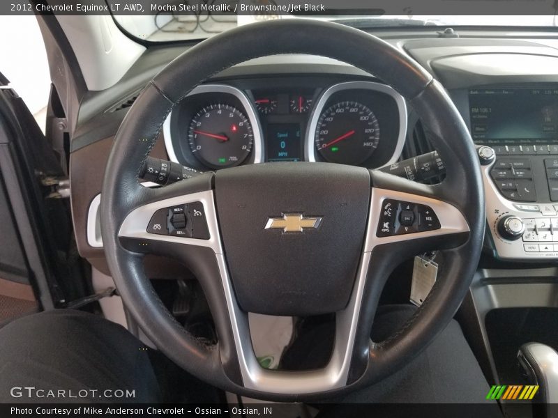 Mocha Steel Metallic / Brownstone/Jet Black 2012 Chevrolet Equinox LT AWD